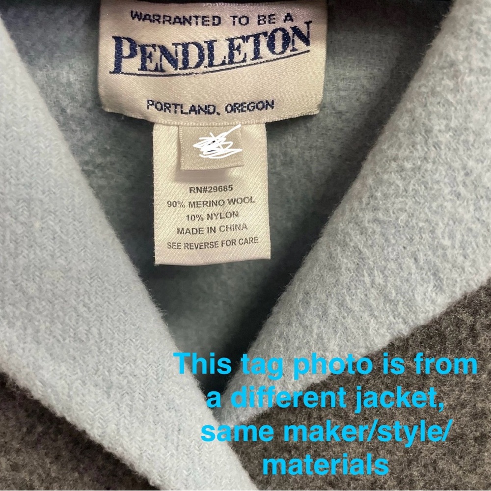 Pendleton Reversible Blue/Gray Women's Jacket - image 2